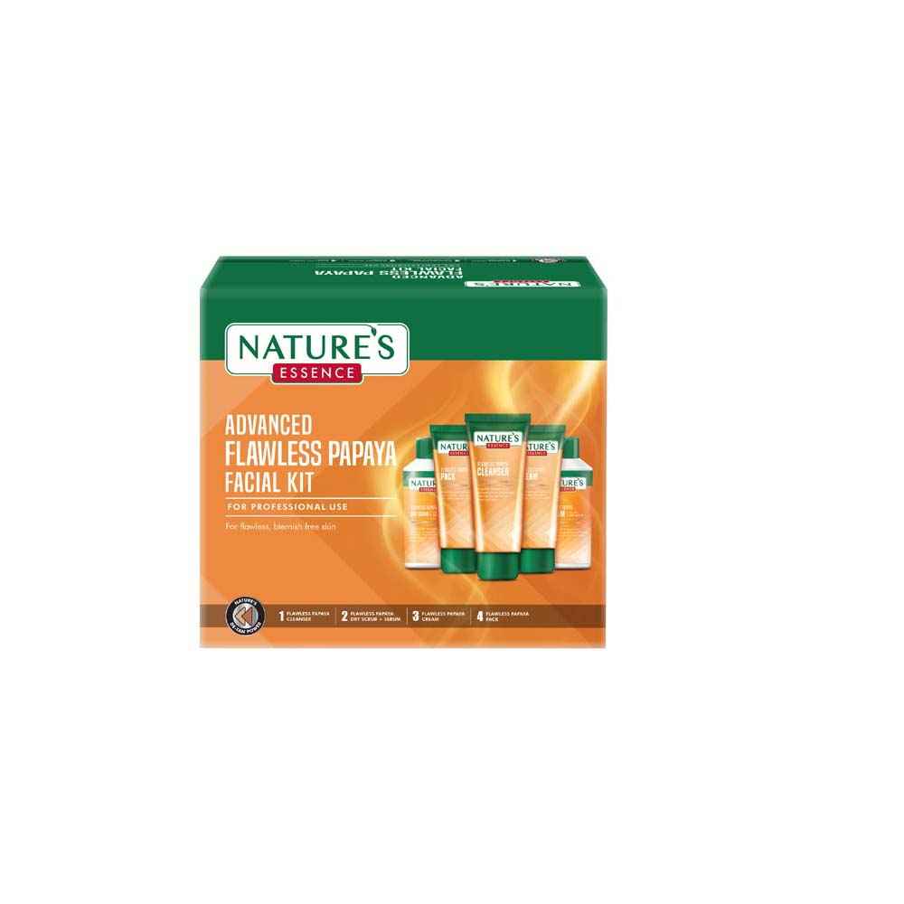 Buy Nature's Essence Flawless Papaya Facial KitA (452 gm) - Purplle
