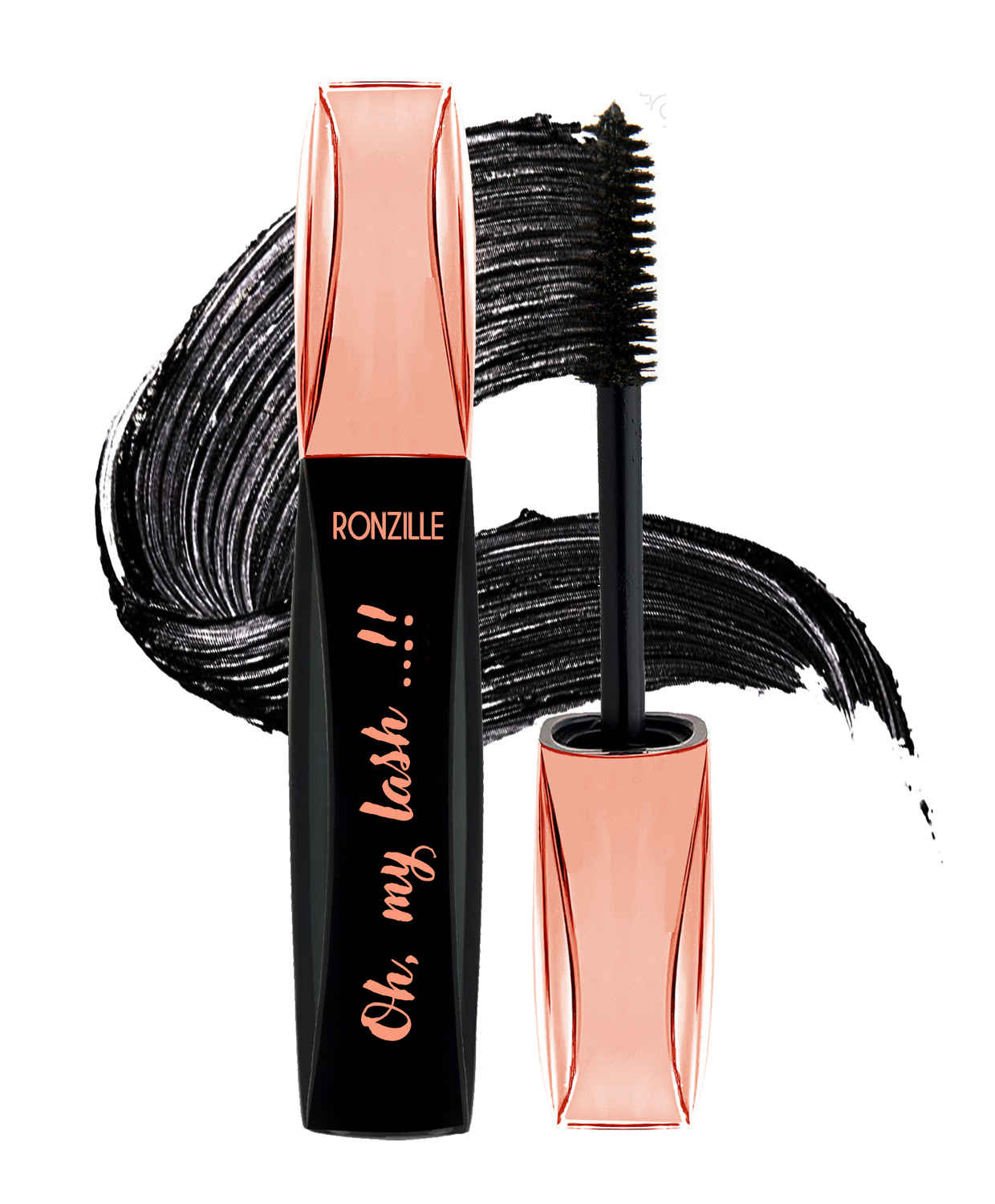 Buy Ronzille Ultra Curl Long lasting Fabulash Transparent Mascara - Purplle