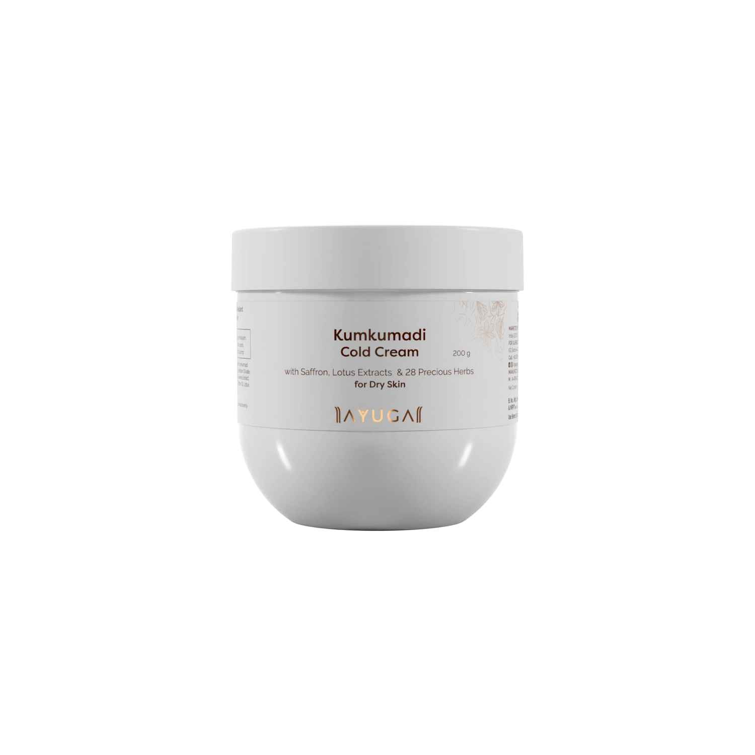 Buy Ayuga Kumkumadi Cold Cream with Saffron & Lotus Extracts 200g - Purplle