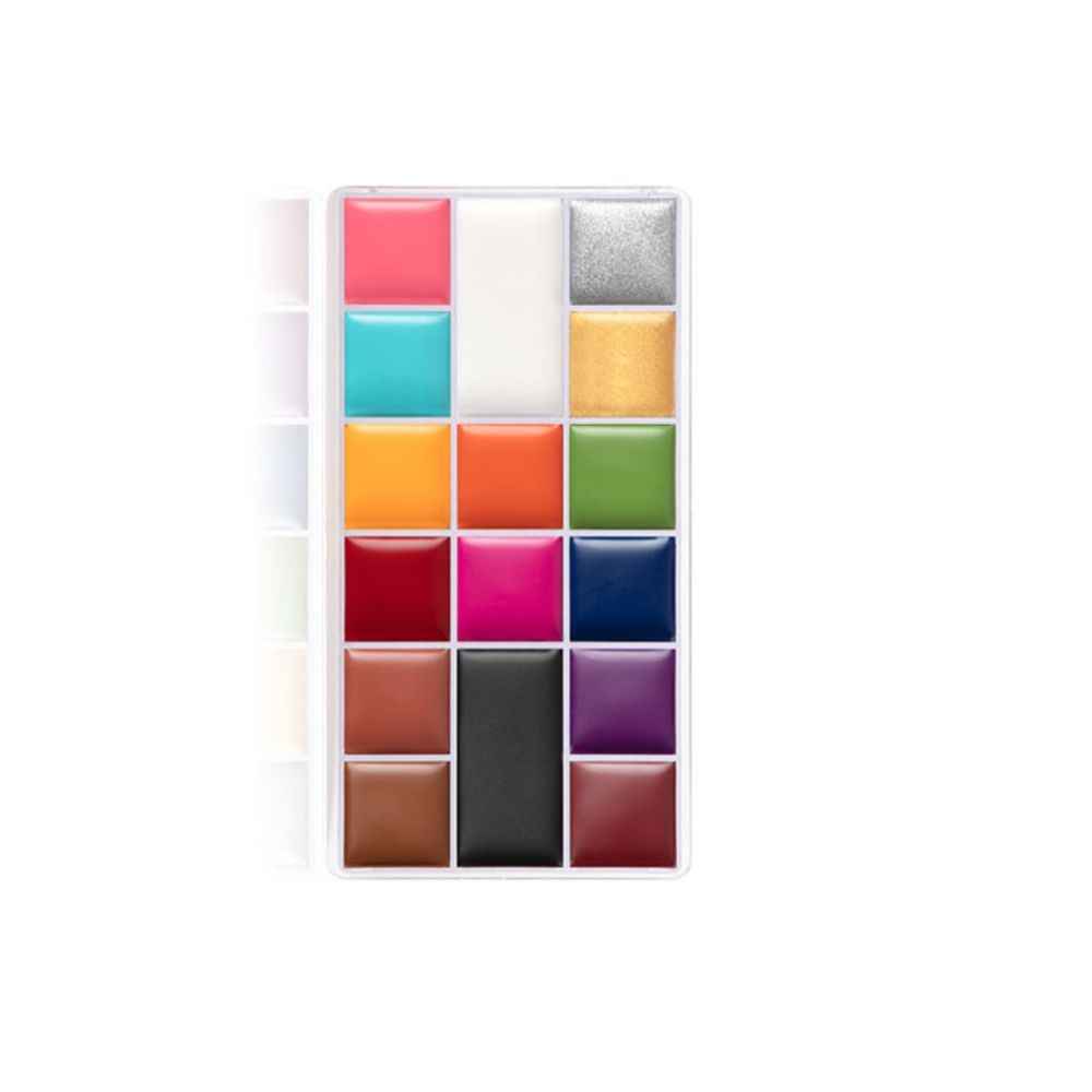 Buy Imagic Professional Cosmetic Abstract Geometric Face-Body Painting Palette 108 gm Bd-505 - Purplle