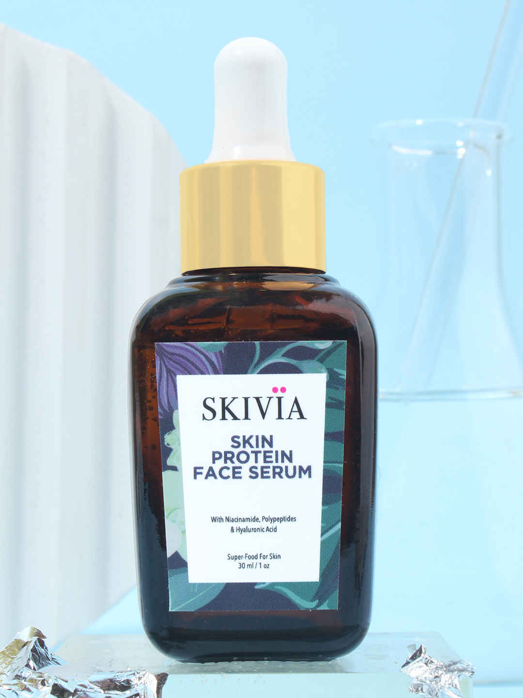 Buy Skivia Skin-Proteins Face Serum with Nicinamide & Polypeptides - 30 ml | Provides Intense Hydration | Minimizes Dark Spots, Blemishes & Breakouts - Purplle
