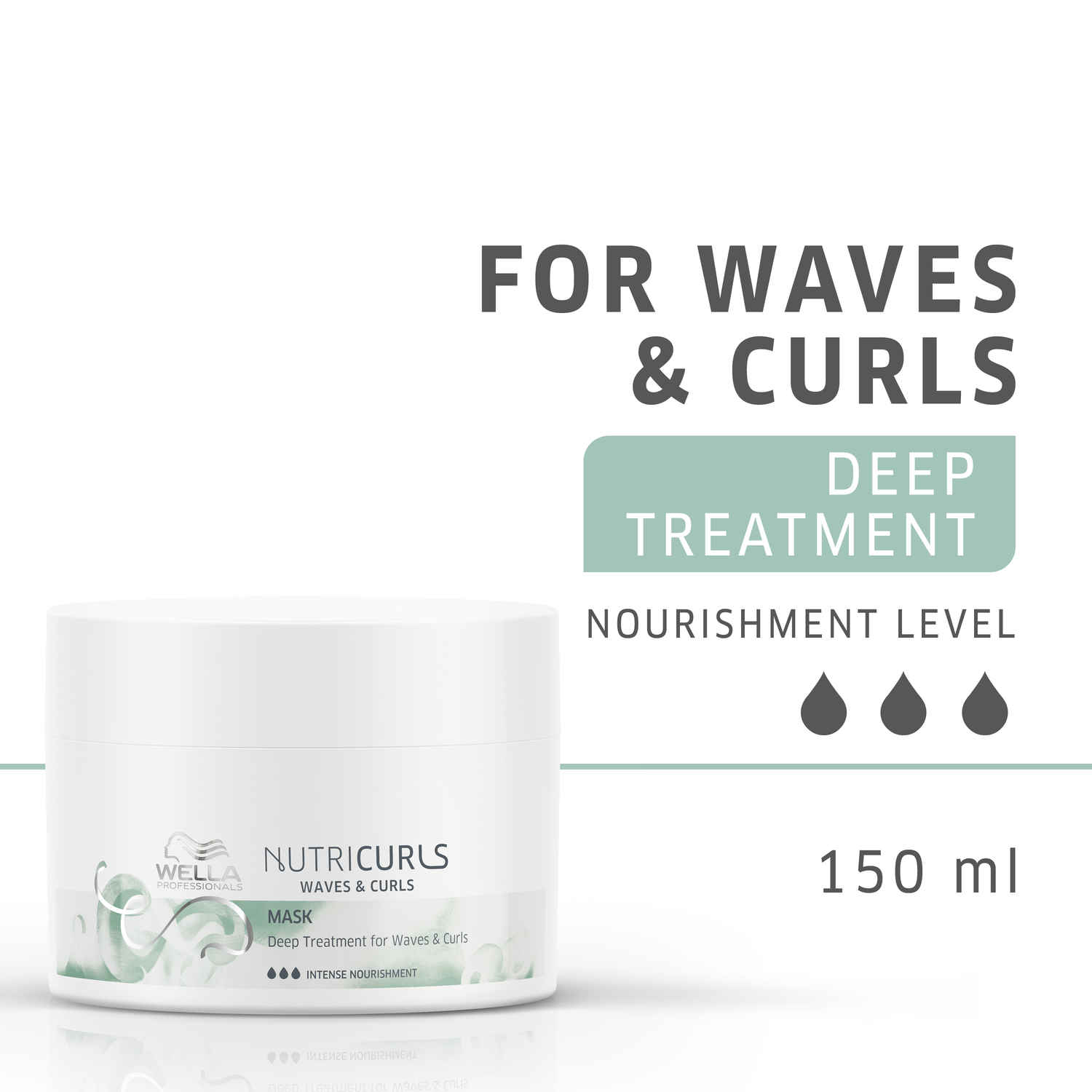 Buy Wella Professionals NUTRICURLS Deep Treatment Mask For Waves & Curls (150 ml) - Purplle