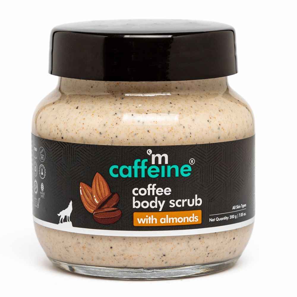 Buy mCaffeine Coffee & Almond Body Scrub| Removes Dry & Dead Skin | Mildly Exfoliating Scrub | Rich Almond Coffee Aroma - 200 gm - Purplle