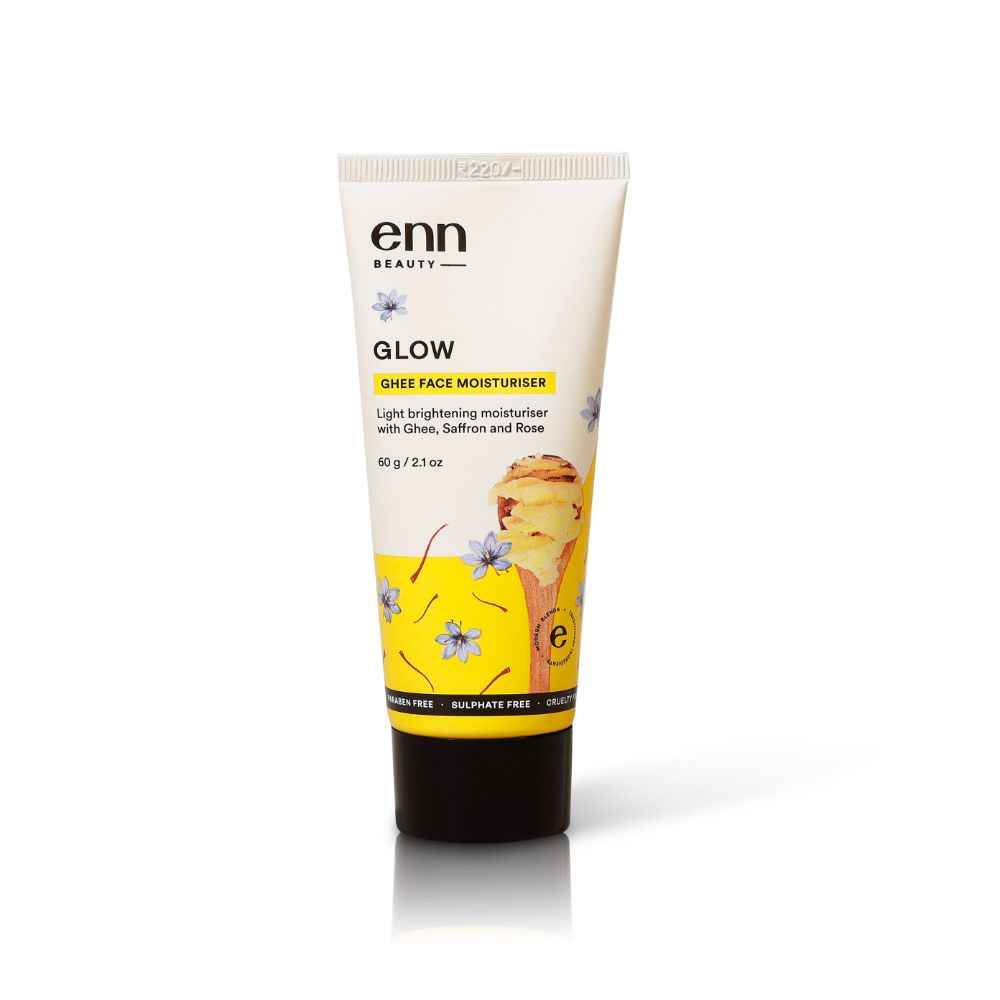 Buy ENN Glow Ghee Light Brightening Face Moisturiser With Ghee, Saffron & Rose (60 g) - Purplle