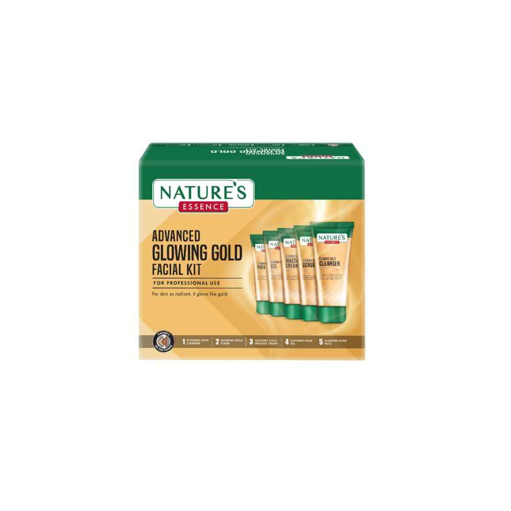 Buy Nature's Essence Glowing Gold Facial Kit (250 gm) - Purplle