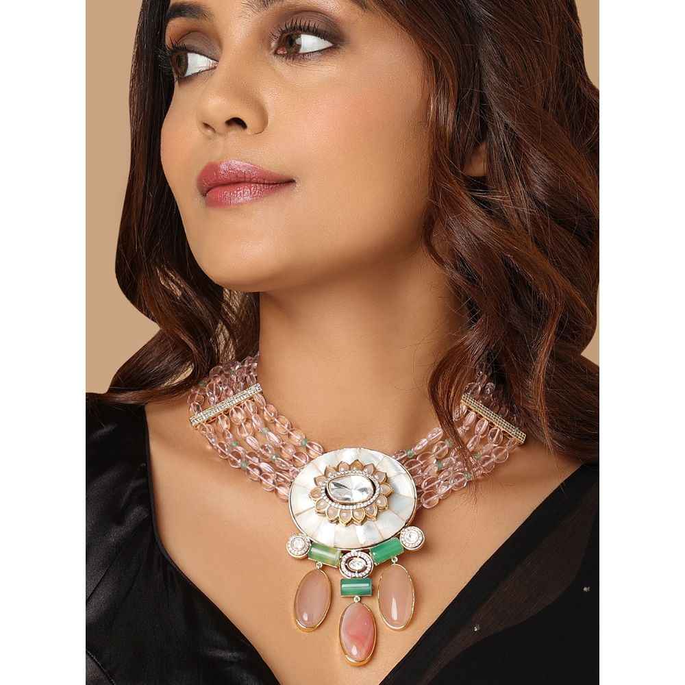 Buy Joules by Radhika White Gemstone Necklace - Purplle
