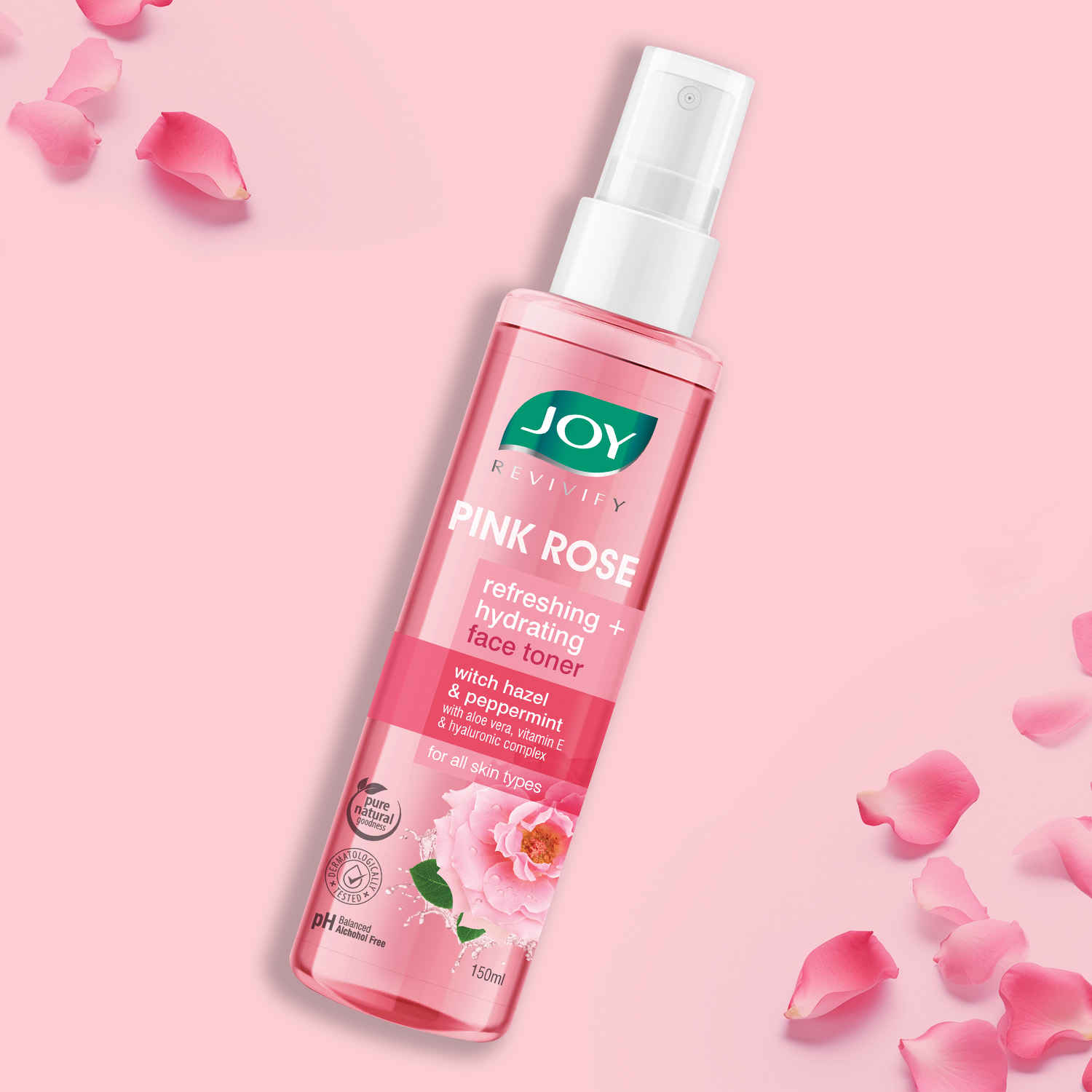 Buy Joy Revivify Pink Rose Face Toner 150 ml - Purplle