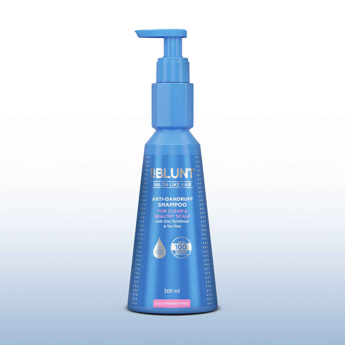 Buy BBLUNT Anti-Dandruff Shampoo with Zinc Pyrithione & Tea Tree For a Clear & Healthy Scalp– 300 ml - Purplle