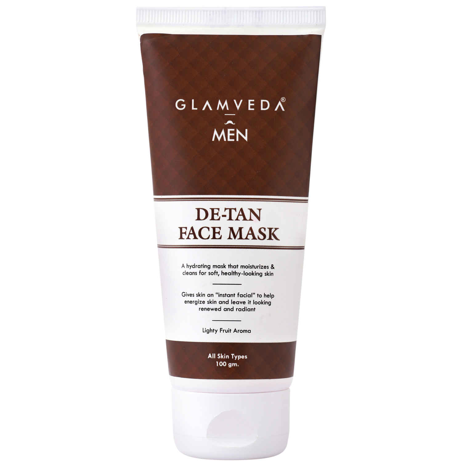 Buy Glamveda Men De Tan Face Mask (100 ml) - Purplle