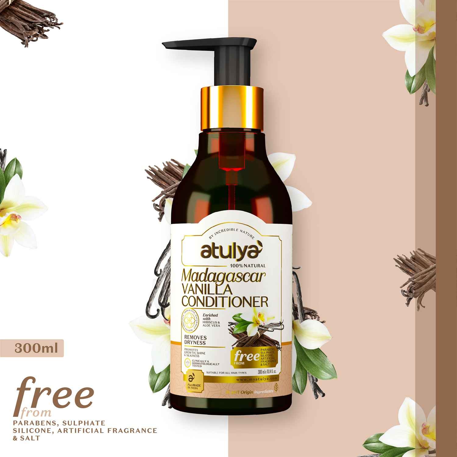 Buy Atulya Madagascar Vanilla Conditioner 300 ml - Purplle