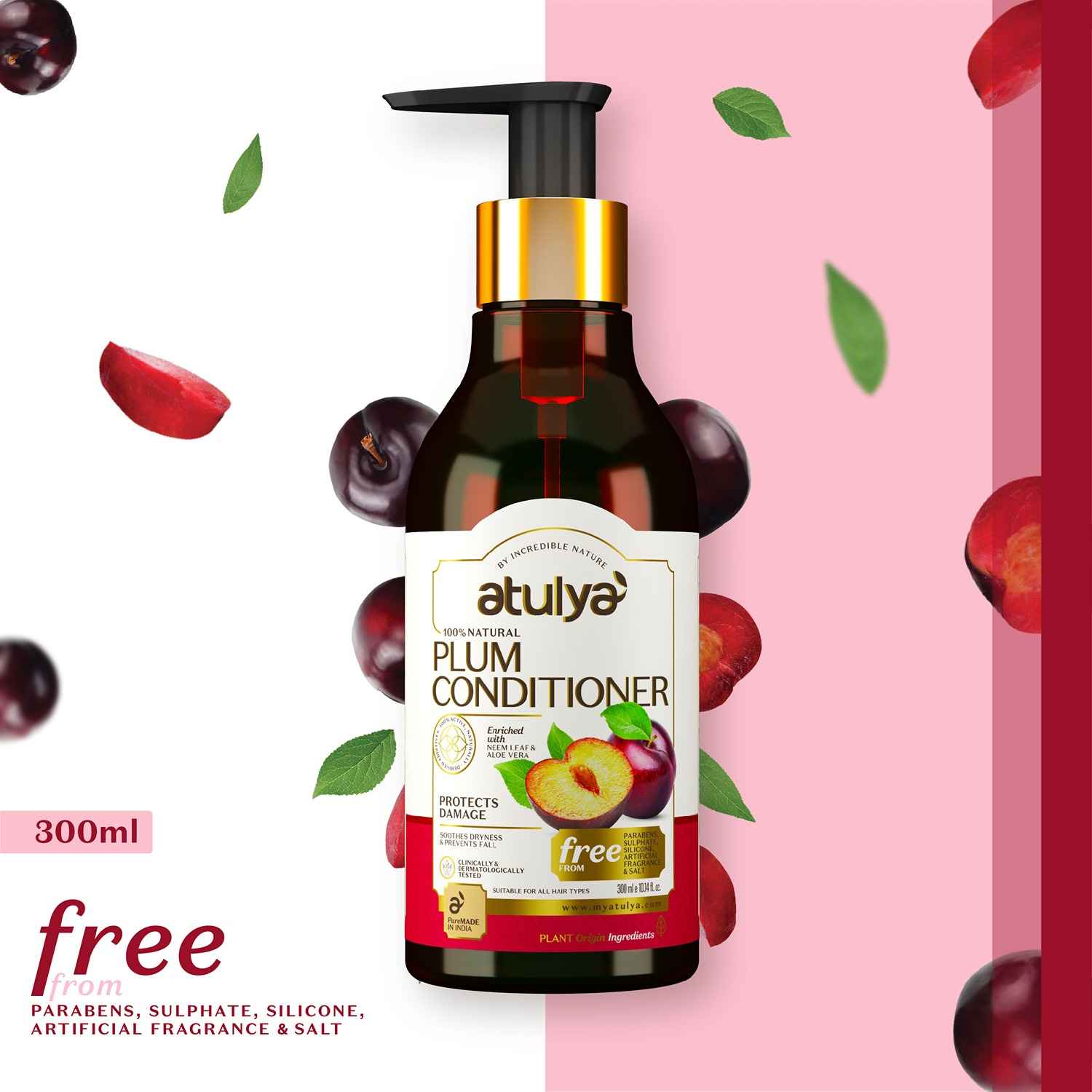 Buy Atulya Plum Conditioner 300 ml - Purplle
