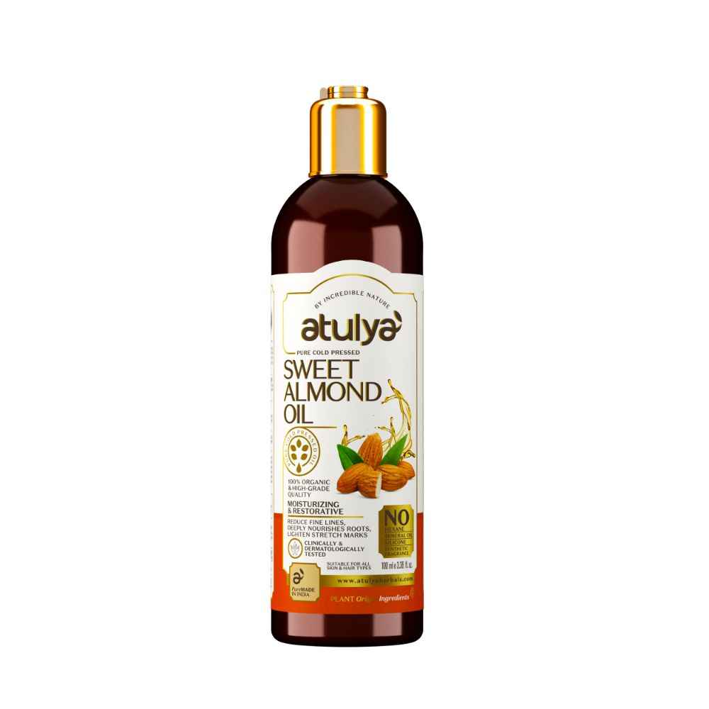 Buy Atulya Pure Cold Pressed Sweet Almond Oil 100 ml - Purplle