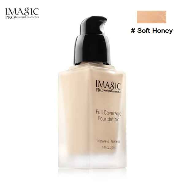 Buy IMAGIC PROfessional Cosmetics Full Coverage Foundation - Soft Honey (30 ml) FA-1215 - Purplle
