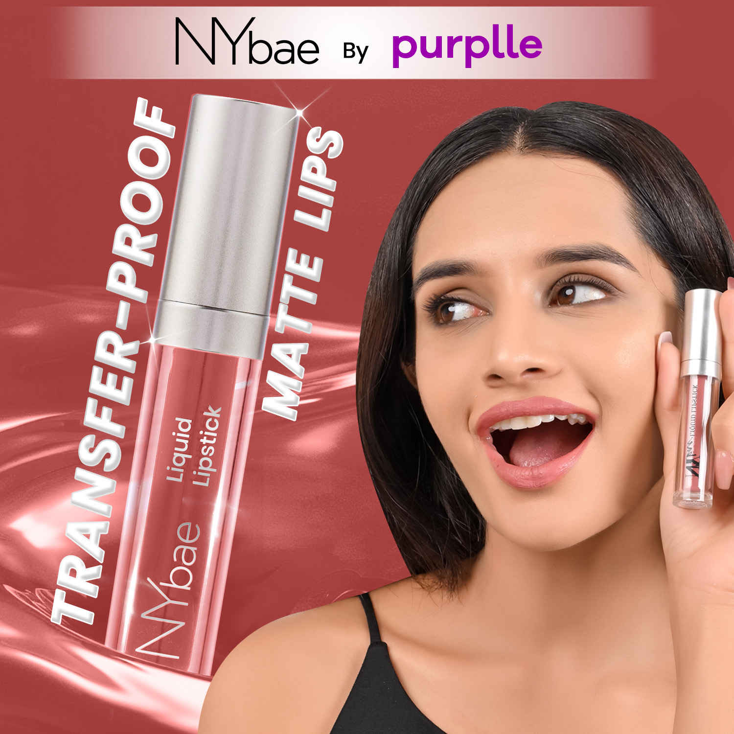 Buy NY Bae Confessions Liquid Lipstick | Lip & Cheek Tint | Nude Lipstick | Matte Finish | Long Lasting - More Shots 11 (4.5 ml) - Purplle