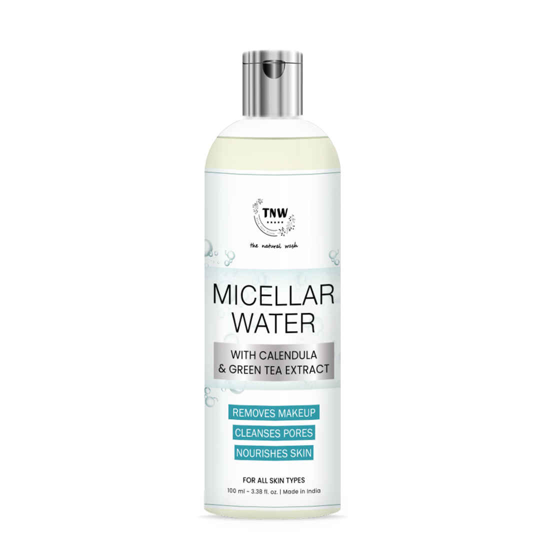Buy TNW The Natural Wash Micellar Water with Calendula & Green Tea Extract | For Removing Makeup | Alcohol-Free & Hydrating Formula 100 ml - Purplle