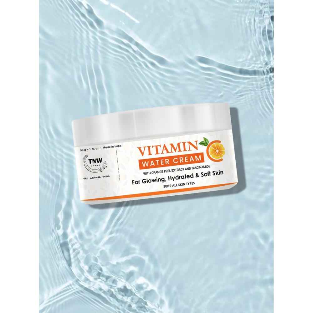 Buy TNW The Natural Wash Vitamin C Water Cream for Hydrated Skin | With Orange Peel Extract, Niacinamide & Hyaluronic Acid | Makes Skin Soft & Supple 50 gm - Purplle