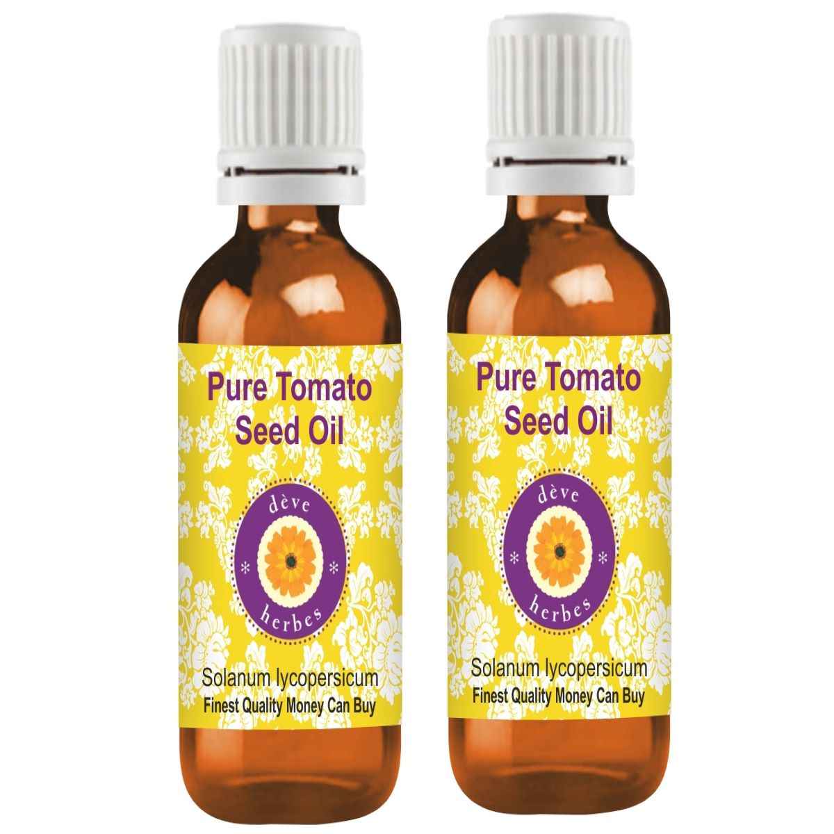 Buy Deve Herbes Pure Tomato Seed Oil (Solanum lycopersicum) Natural Therapeutic Grade (Pack of two) 100ml X 2 - Purplle