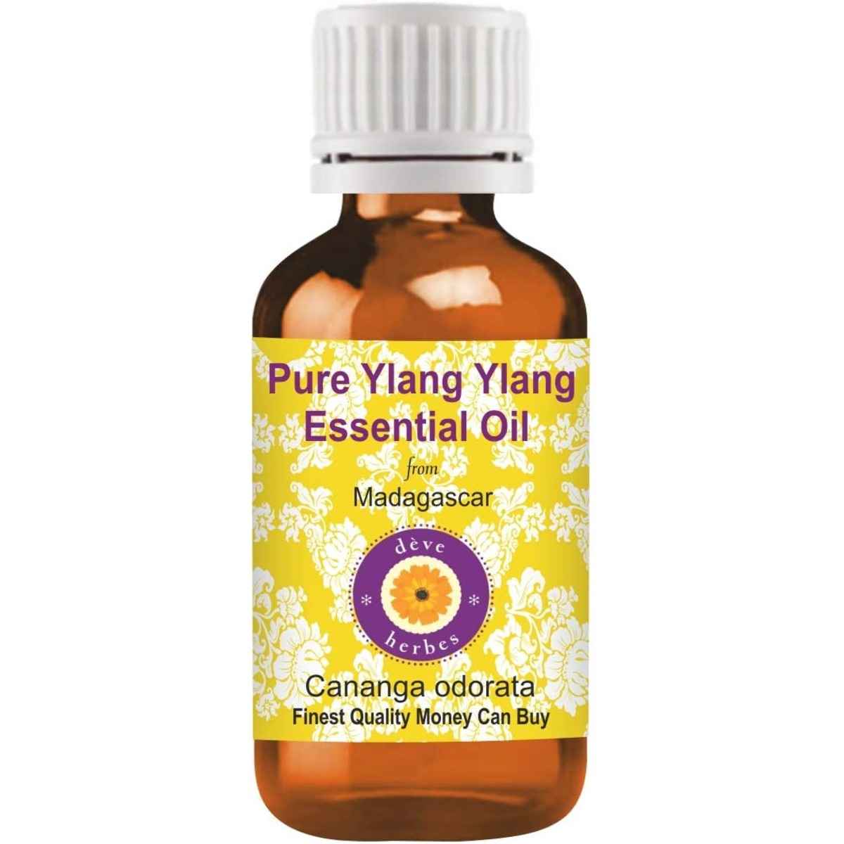 Buy Deve Herbes Pure Ylang Ylang Essential Oil (Cananga odorata) Natural Therapeutic Grade Steam Distilled 5ml - Purplle