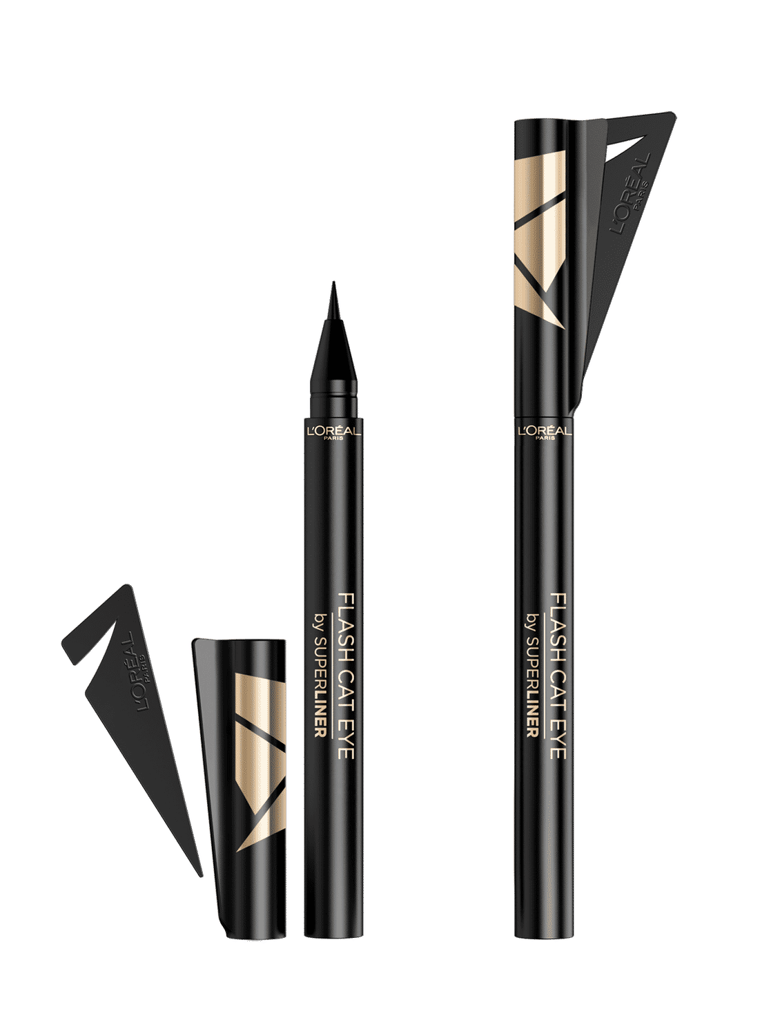 Buy L'Oreal Paris Flash Cat Eye Eyeliner - Black (0.6 g) - Purplle