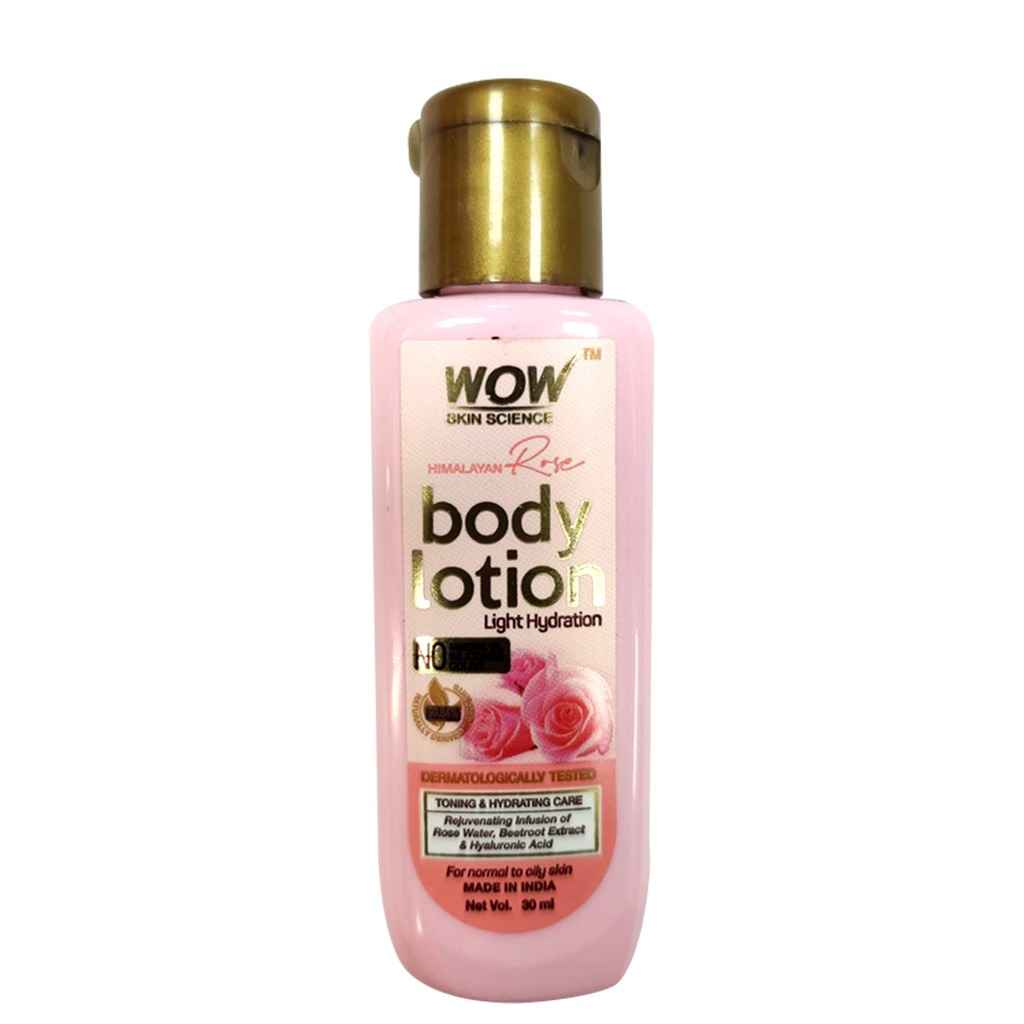 Buy WOW Skin Science Himalayan Rose Body Lotion (30 ml) - Purplle