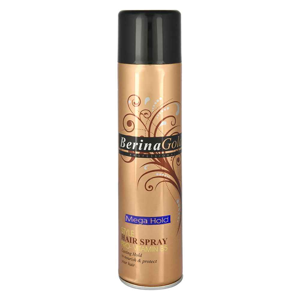 Buy Berina gold Hair Spray- mega hold (250 ml) - Purplle