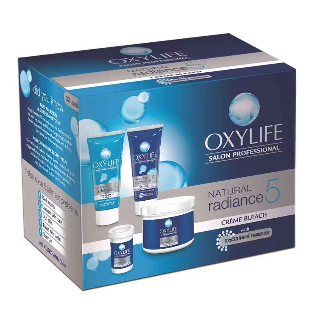 Buy Oxylife Natural Radiance -5 Bleach -310 gm - Purplle