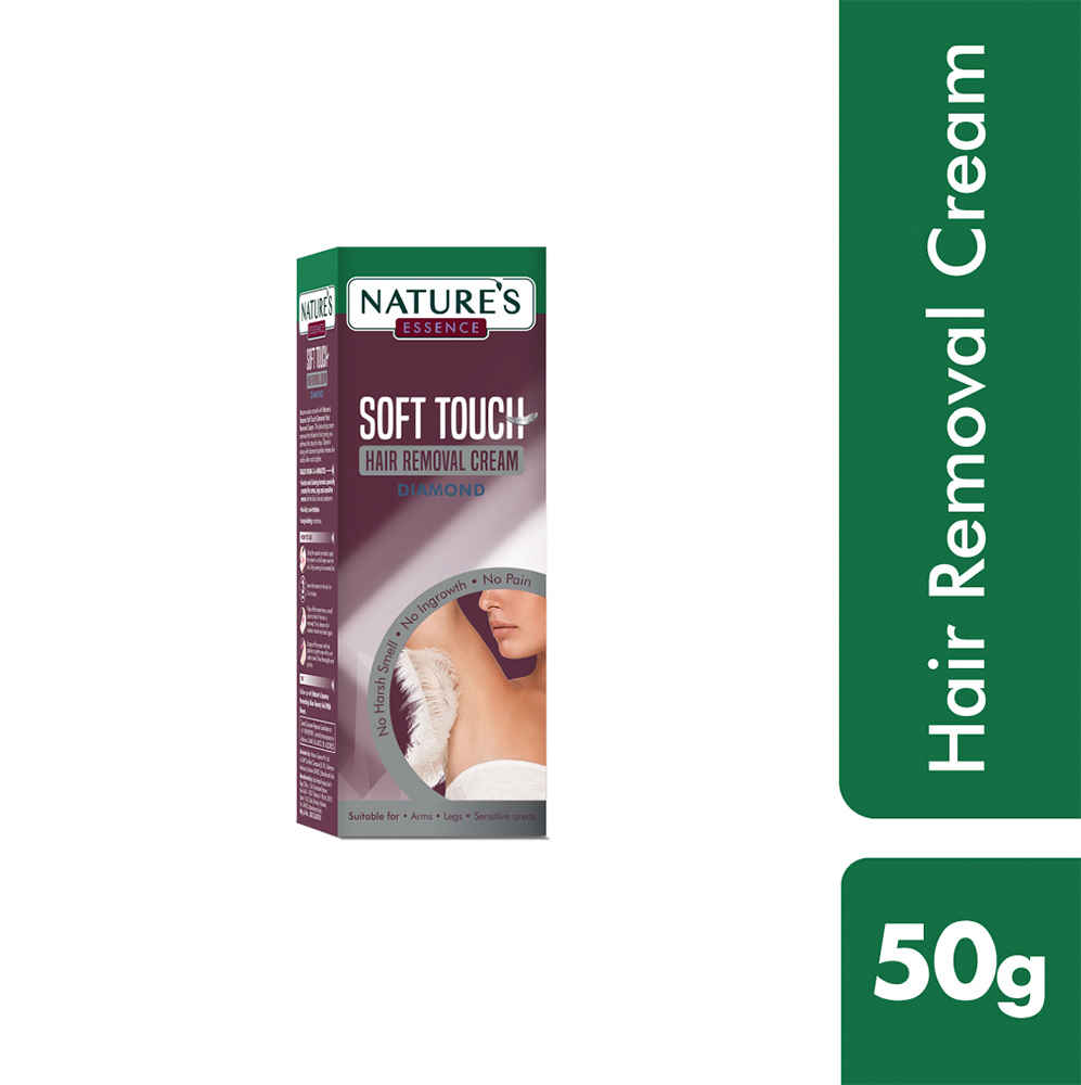 Buy Natures Essence Soft Touch Hair Removal Cream - Diamond, 50 g (Pack of 2) - Purplle