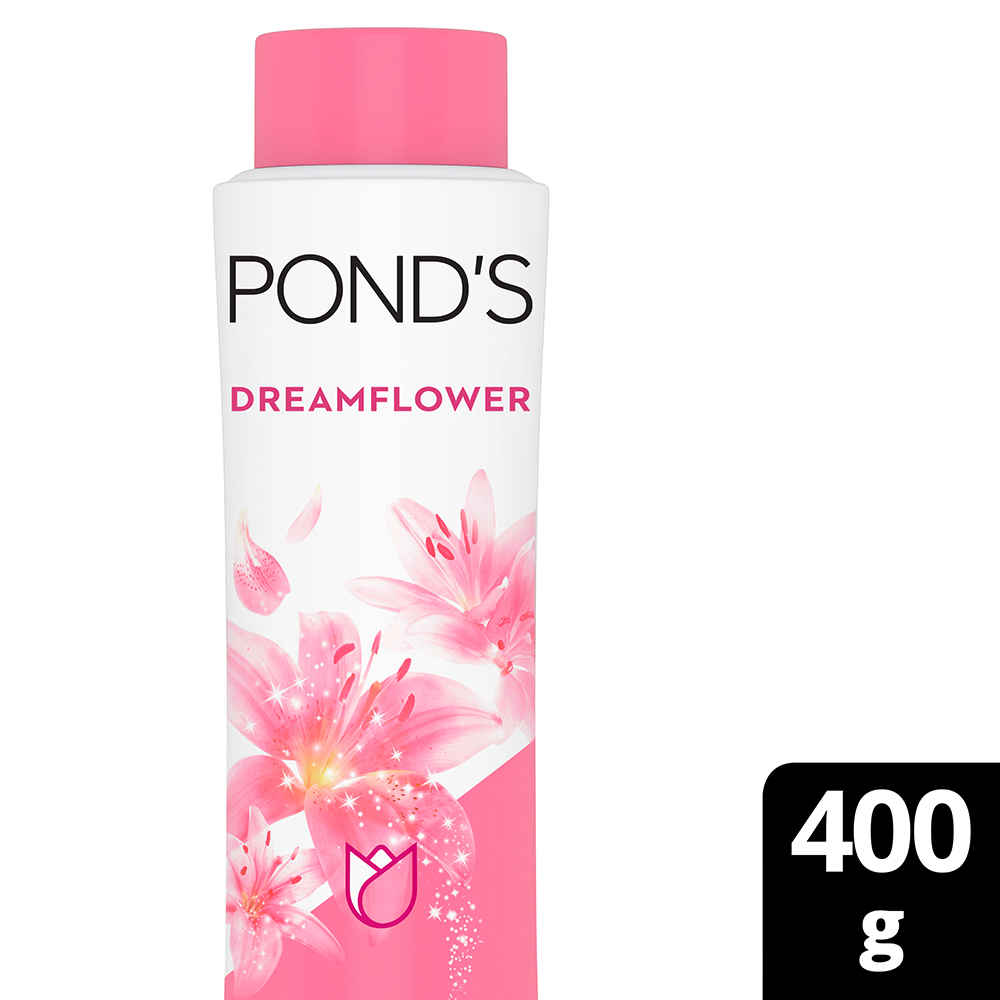 Buy POND'S Dreamflower Fragrant Talc with Pink Lily 400 g - Purplle