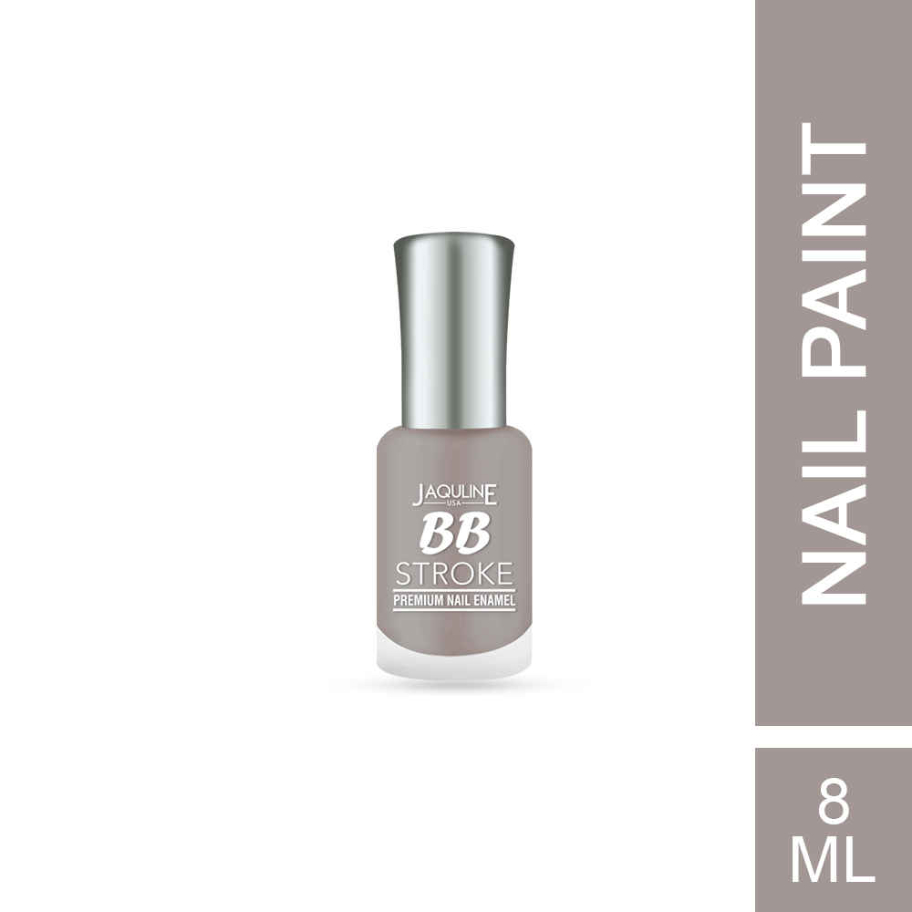 Buy Jaquline USA BB Stroke Premium Nail Enamel 04 Nut Cake 8ml - Purplle