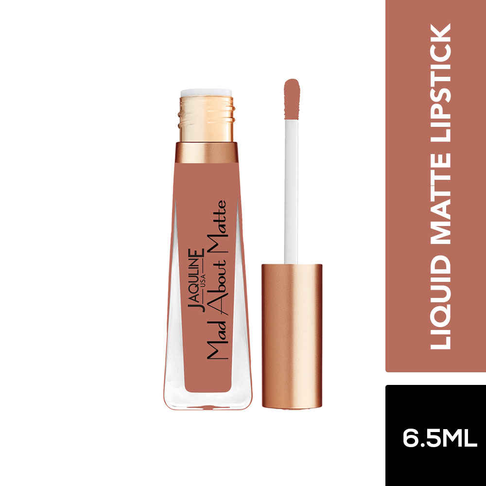 Buy Jaquline USA Mad About Matte Liquid Lipstick Nude Streak 6.5ml - Purplle