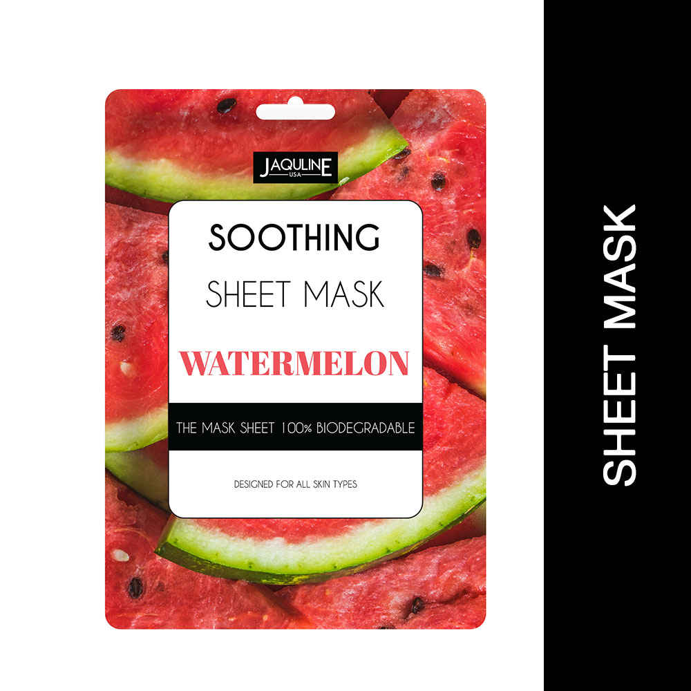 Buy Jaquline USA Soothing Sheet Mask Watermelon 1 Pc - Purplle