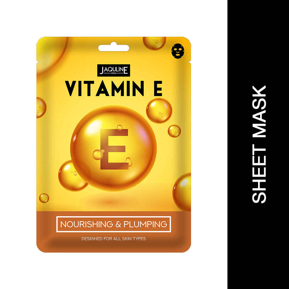 Buy Jaquline USA Vitamin E Sheet Mask 1 Pc - Purplle