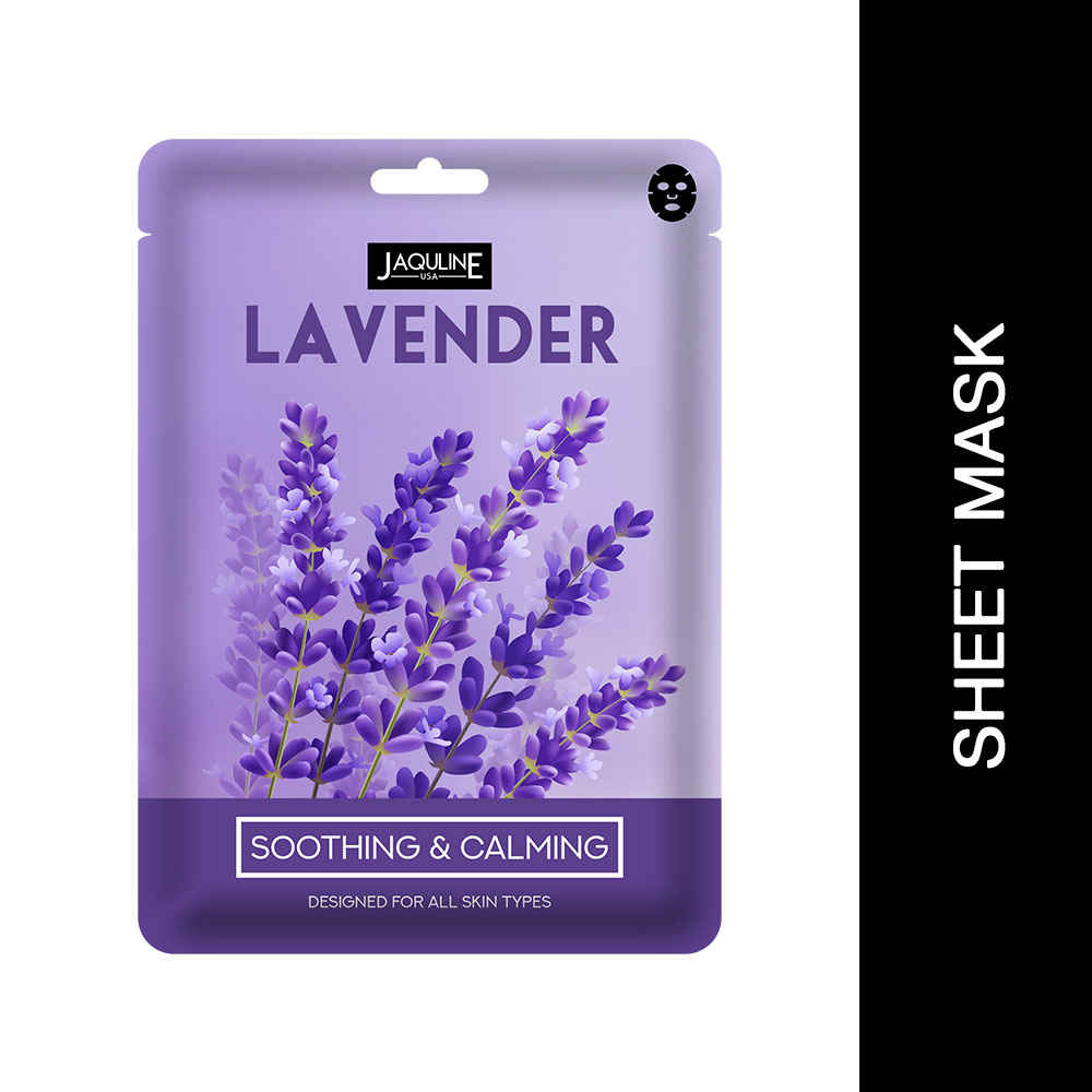 Buy Jaquline USA Lavender Sheet Mask 1 Pc - Purplle