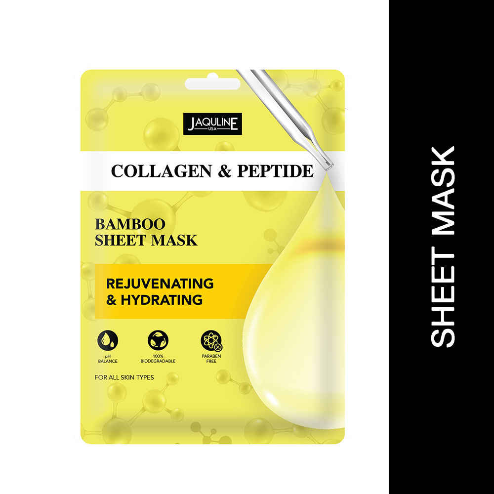Buy Jaquline USA Collagen & Peptide Sheet Mask 1 Pc - Purplle