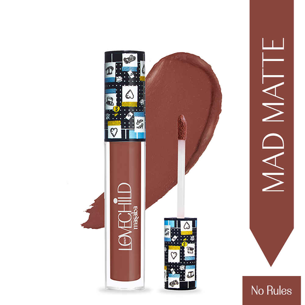 Buy LoveChild Masaba - Game On! - 08 No Rules - Mad-Matte Liquid Lipstick 1 Pc - Purplle