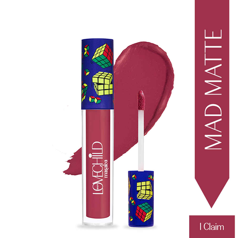 Buy LoveChild Masaba - Game On! - 09 I Claim - Mad-Matte Liquid Lipstick 1 Pc - Purplle