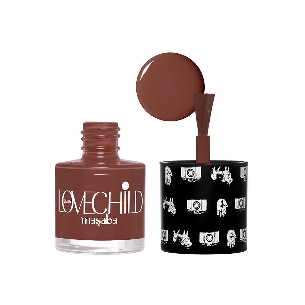 Buy LoveChild Masaba - The Classics! - 23 Bhura - Nail Enamel 1 Pc - Purplle