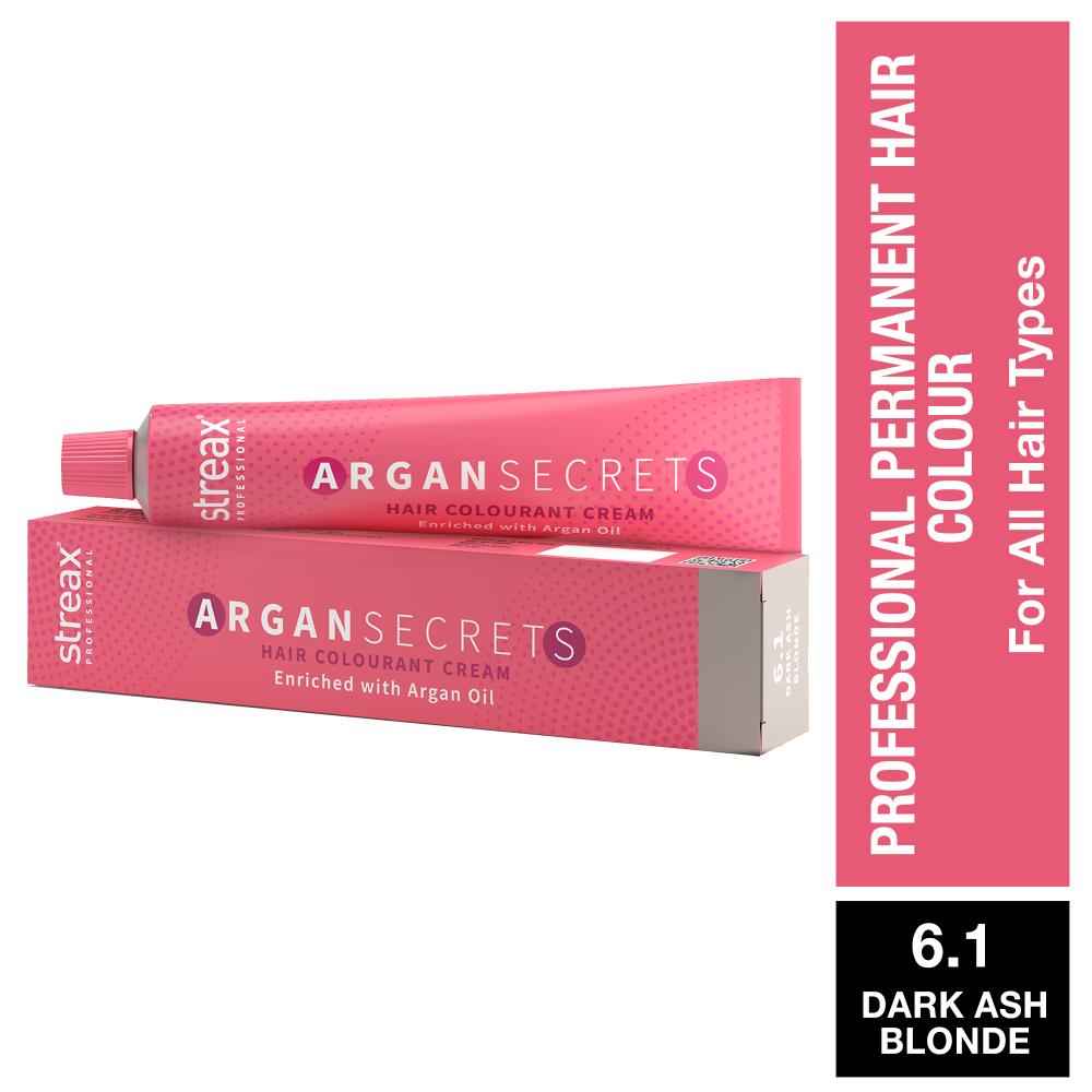 Buy Streax Professional Argan Secret Hair Colourant Cream CM D A B-60 GM 6.1 (60 g) - Purplle