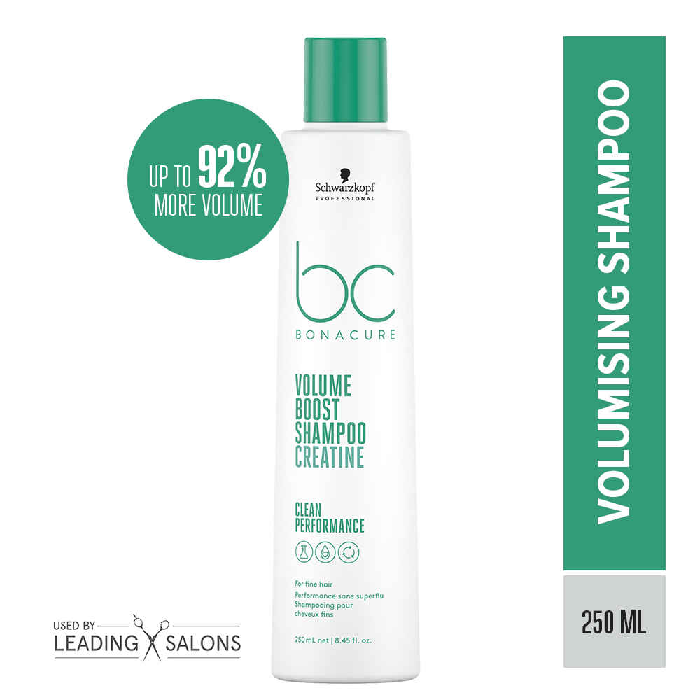 Buy Schwarzkopf Professional Bonacure Volume Boost shampoo with Creatine | For Fine Hair | 250 ml - Purplle