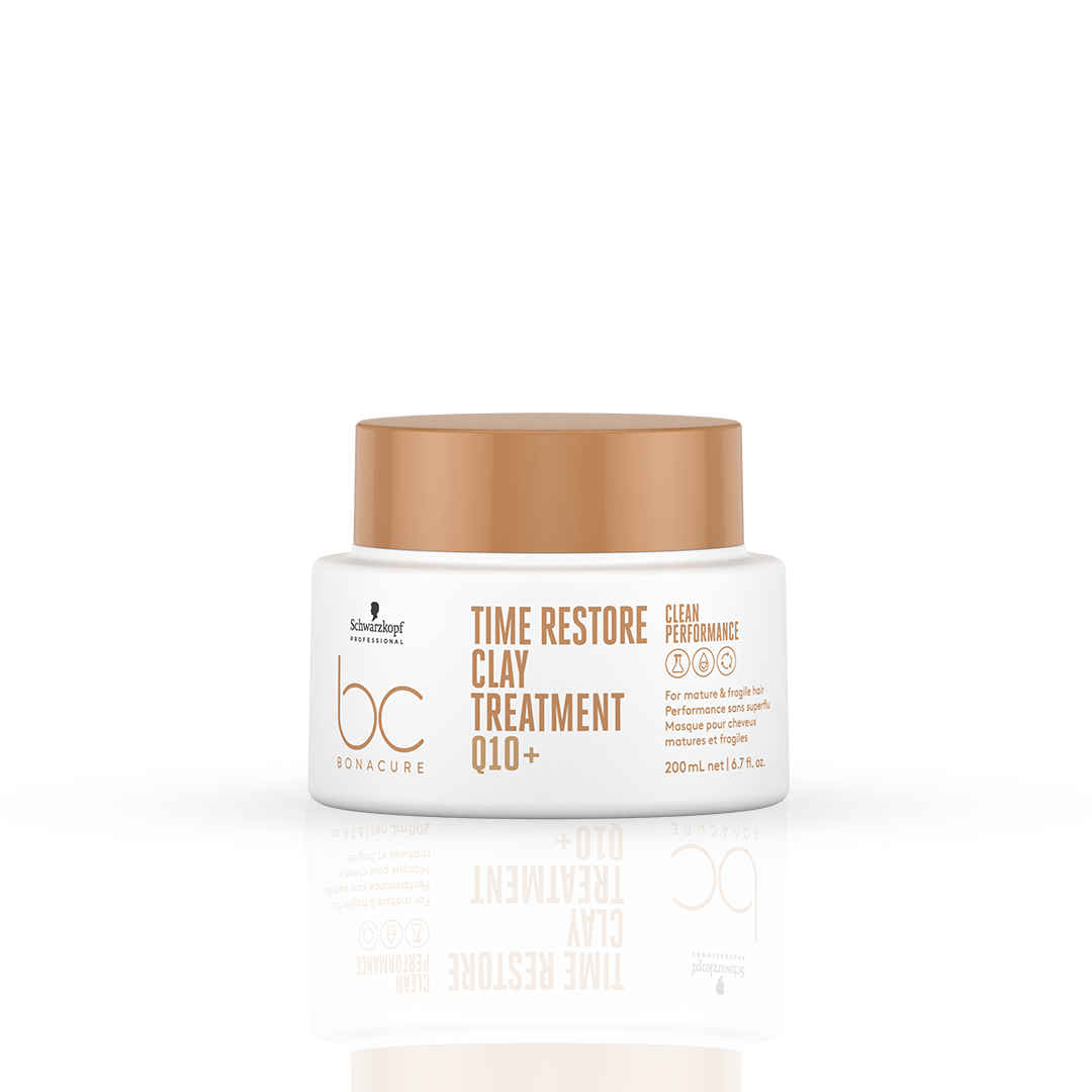 Buy Schwarzkopf Professional Bonacure Time Restore Clay Treatment Mask with Q10+ | For Mature Hair | 200 ml - Purplle