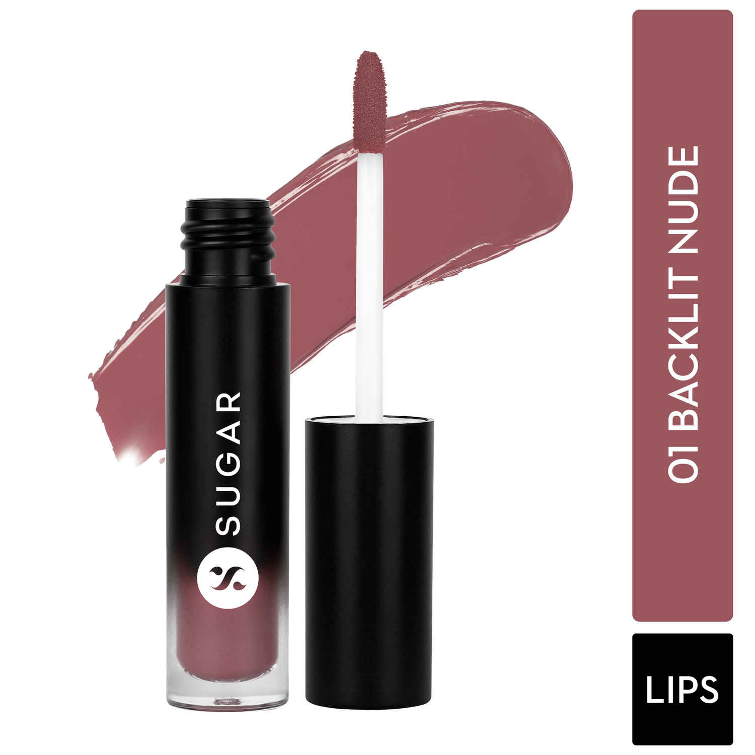 Buy SUGAR Cosmetics Mousse Muse Lip Cream | Lasts 24+ Hrs | Creamy Mousse Lipstick | Waterproof & Smudgeproof | 5 ml - 01 Backlit Nude - Purplle