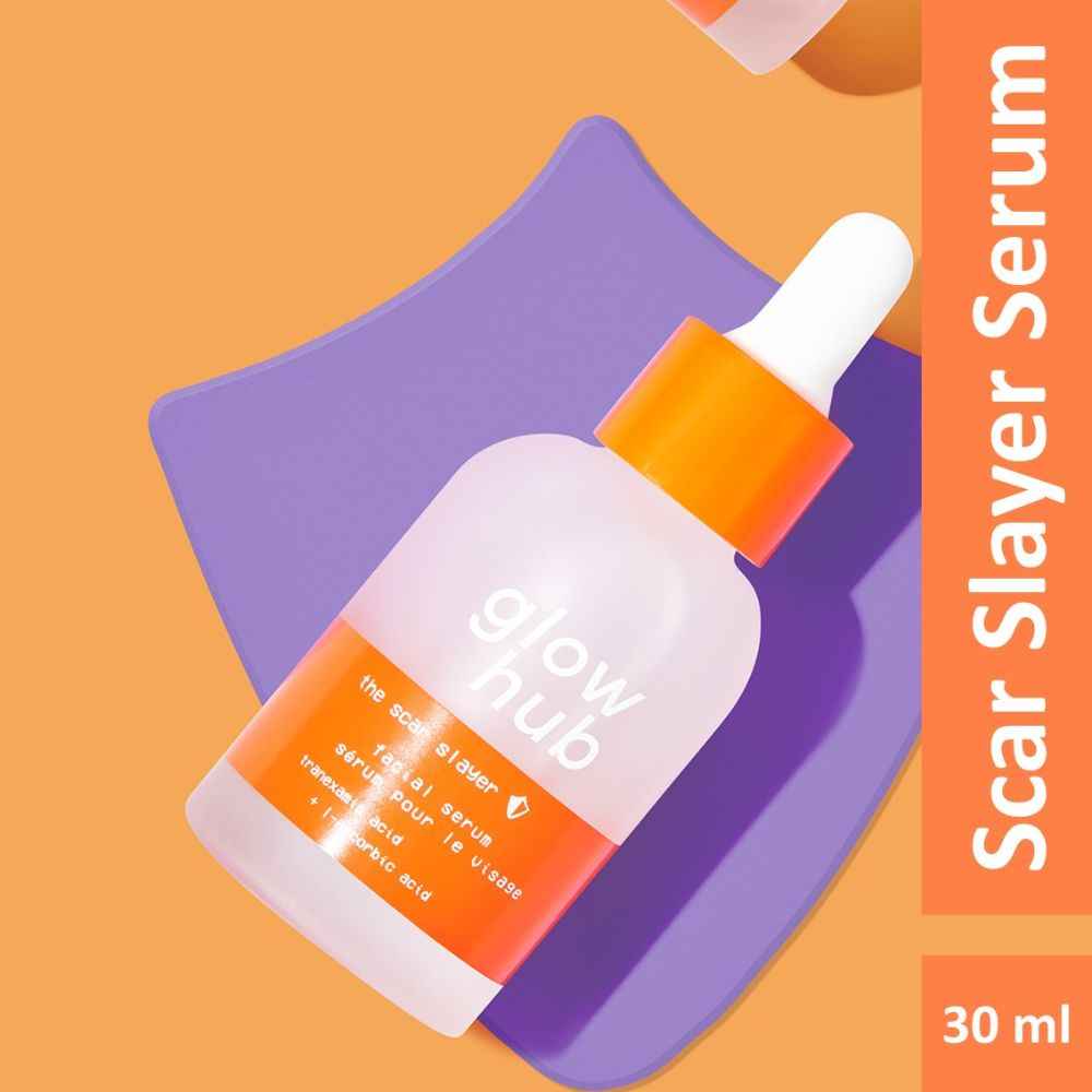 Buy Glow Hub | Scar Slayer Serum (30ml) | Vitamin C, Tranexamic Acid | Pigmentation, Dark Spots, Scars - Purplle