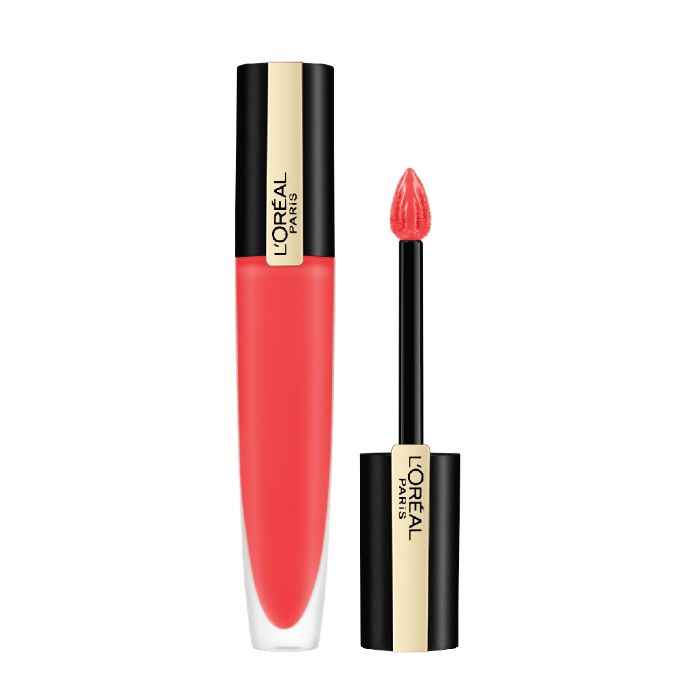 Buy L'Oreal Paris Rouge Signature Matte Liquid Lipstick 132 I Radiate,7g 7 ml - Purplle
