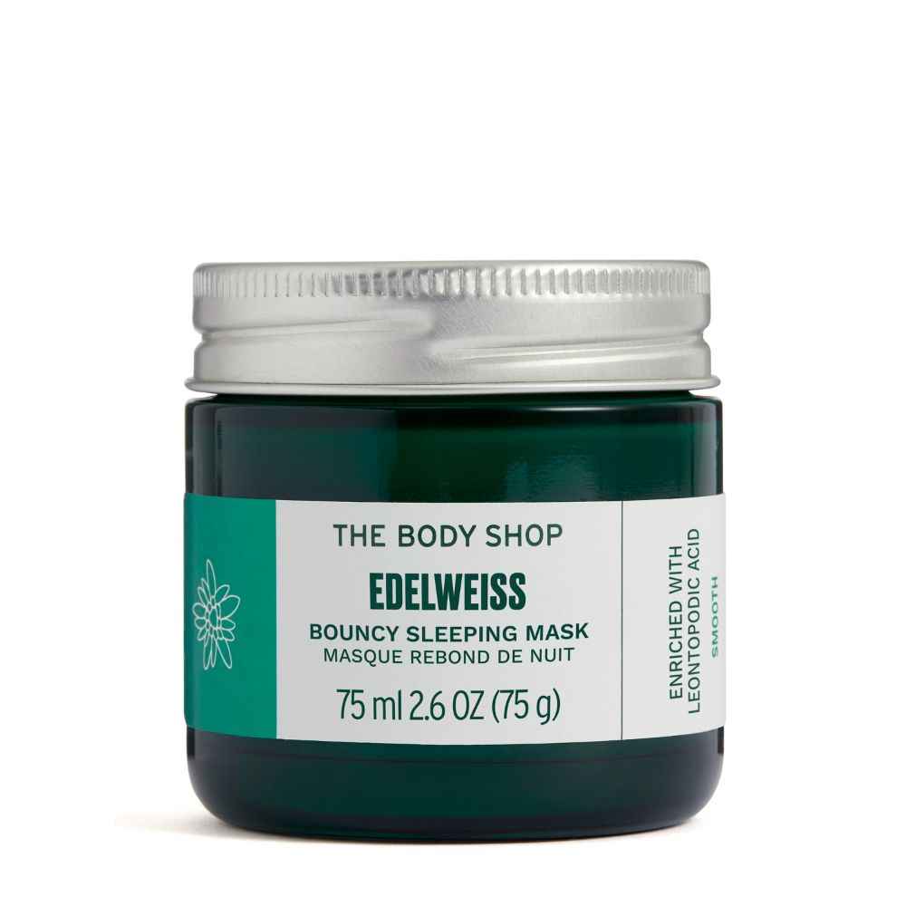 Buy The Body Shop Edelweiss Bouncy Sleeping Mask-75ML - Purplle