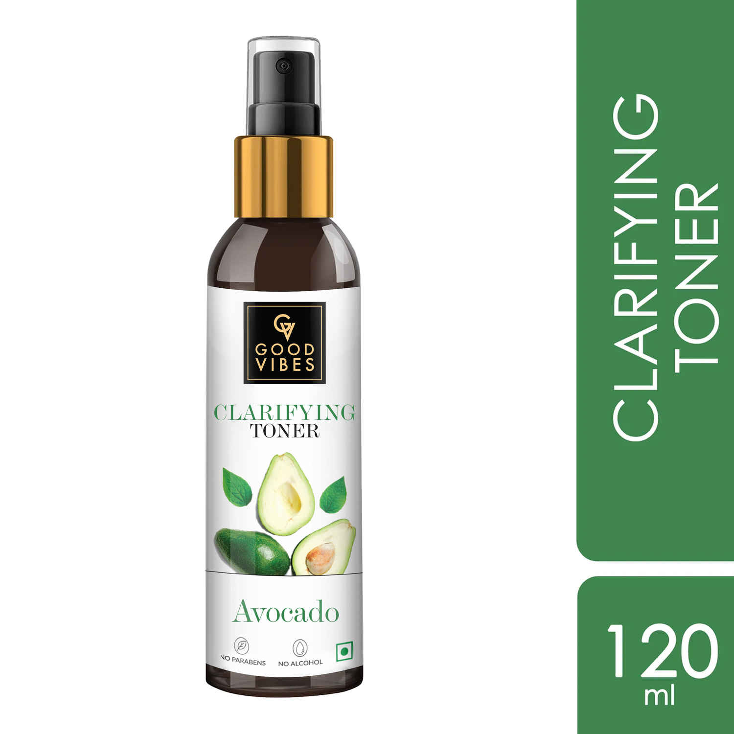 Buy Good Vibes Clarifying Toner - Avocado (120 ml) - Purplle