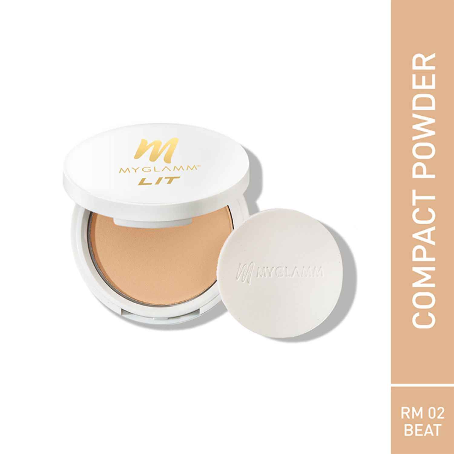 Buy MyGlamm LIT Radiant Matte Compact-Beat-9gm - Purplle