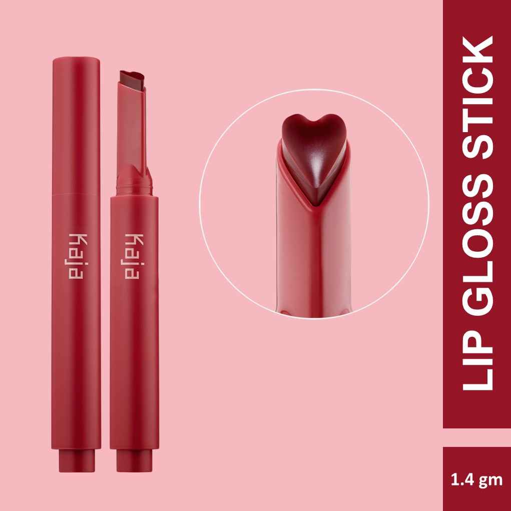 Buy KAJA Heart Melter | Lip Gloss Stick | 01 Too Hot - Flirty cherry red | Cruelty-free, Vegan, Paraben-free, Sulfate-free, Phthalates-free, K-Beauty - 1.4 gm - Purplle