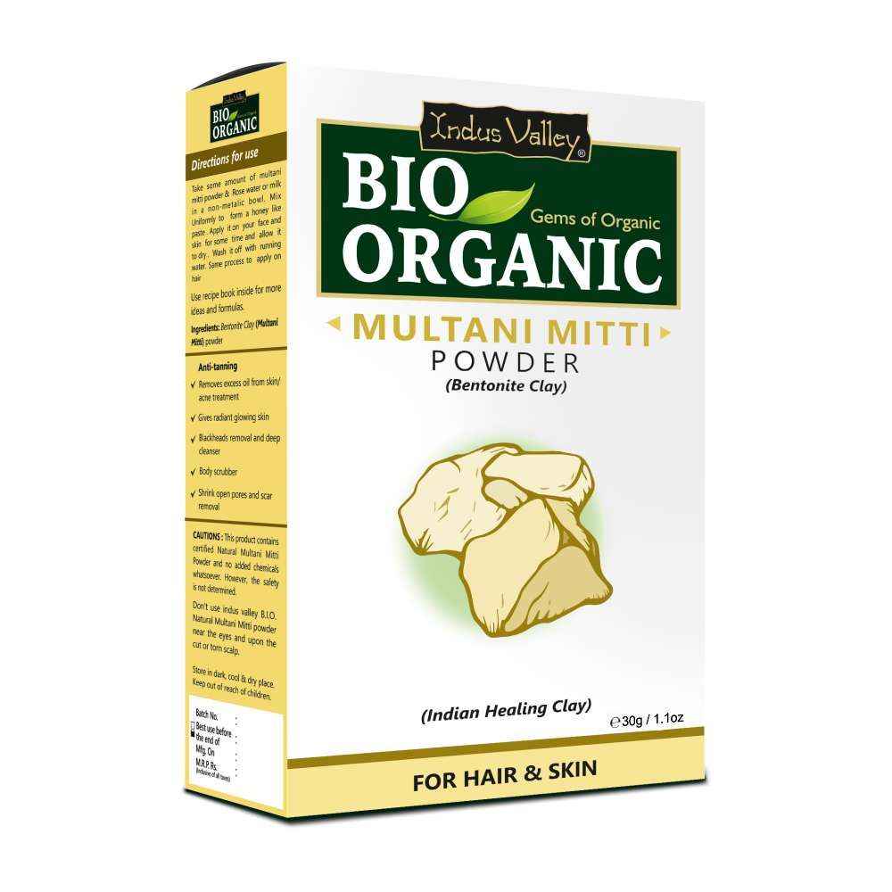 Buy Indus Valley Bio Organic Multani Mitti Powder - 30 gm - Purplle