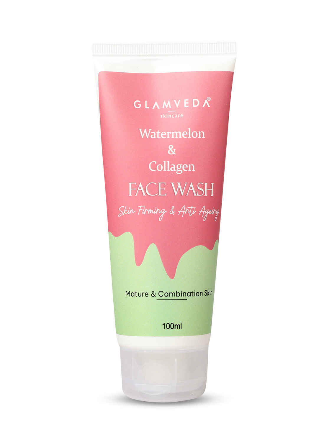 Buy Glamveda Watermelon & Collagen Firming Face Wash 100 ml - Purplle