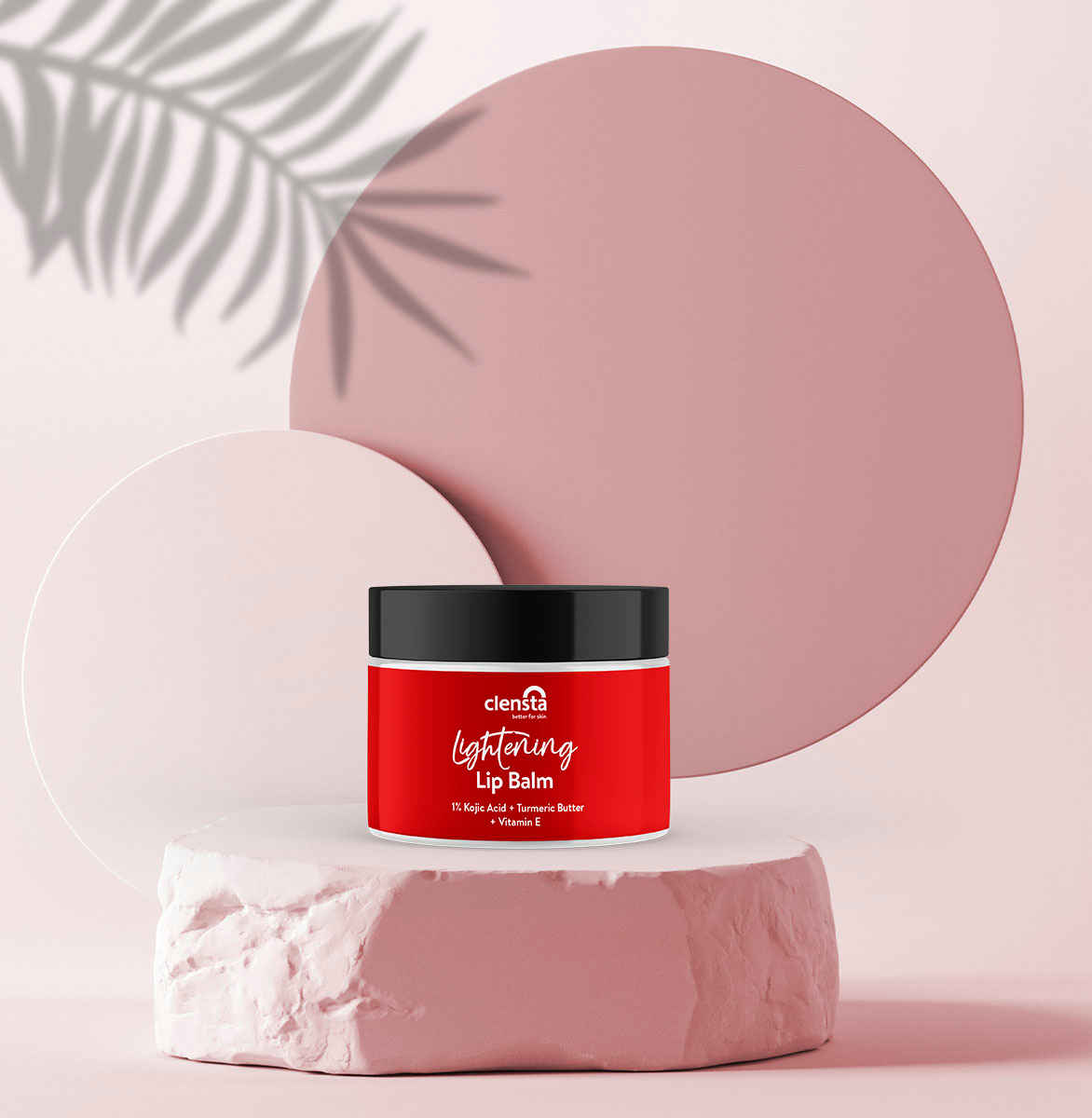 Buy Clensta Lip Lightening Balm with Vitamin E, Kojic Acid, and Turmeric Butter | Provides Lip Care to Dry, Chapped, Dark and Smoky Lips | Moisturises, Nourishes, and Softens Lips - Purplle